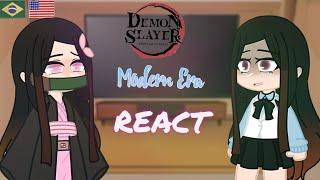 𖣘 Demon Slayer Modern Era/Reincarnations react 𖣘| « MANGA SPOILERS » | 1/2 | Gacha Club 