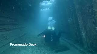 Wreck diving the MS Mikhail Lermontov