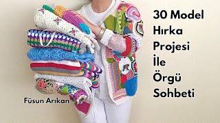 30 FREE CROCHET CARDİGAN PROJECTS