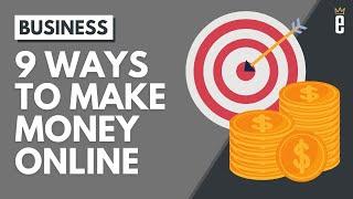 9 Ways to Make Money Online | Multiple Income Stream Ideas