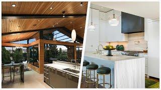 75 Mid-century Modern Kitchen With Paneled Appliances Design Ideas You'll Love 