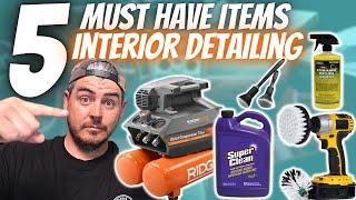 BEST CAR INTERIOR DETAILING PRODUCTS | 5 Must have Car Detailing items