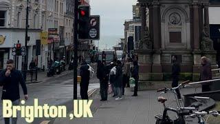 4K Walking Tour ||Brighton ||February 2024
