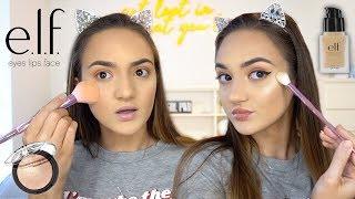 FULL FACE USING ONLY ELF MAKEUP!! *SHOOK*