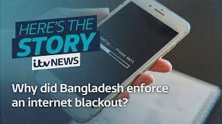 Why did Bangladesh enforce an internet blackout? | ITV News