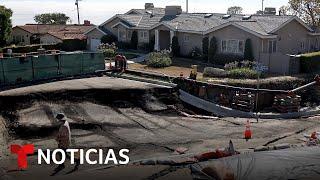 Planeta Tierra: Emergencia climática provoca hundimiento de casas en California | Noticias Telemundo