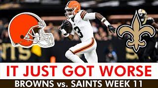 Cleveland Browns Loss To The Saints Just Got Way Worse After This News