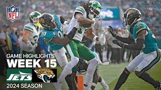 New York Jets vs. Jacksonville Jaguars Game Highlights | NFL 2024 Season Week 15