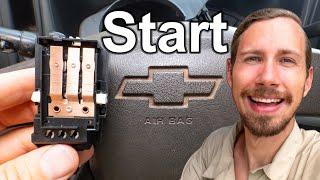 Chevy Truck Starter Switch BAD? Truck Won't Start? WATCH!