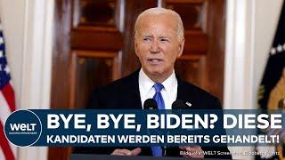 USA: Präsident Biden soll zurücktreten - Demokraten beraten schon über neue Kandidaten für US-Wahl!
