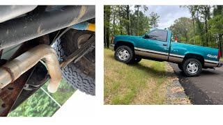 1993 Chevy 350 K1500 exhaust | No cats No mufflers