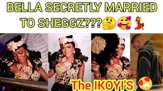 BELLA KEEPS EVERYONE ON SUSPENSE AS SHE APPEARS ON A WEDDING ATTIRE#sheggzandbella #theikoyis