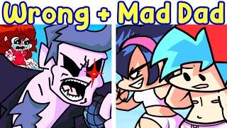 Friday Night Funkin': Mad Dad High Effort & Truly Wrong + Cutscenes | BF Cheats on GF/FNF Mod