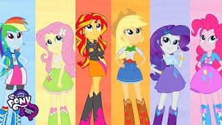 Equestria Girls | Shine Like Rainbows Music Video | MLPEG Songs Children's Cartoon