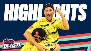 Bancroft & Hammond Hit Fifties | Somerset v Gloucestershire - Highlights | Vitality Blast 2024 Final