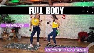 45 Min Full Body At home Workout - Strong and Sculpted