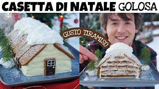 CASETTA DI NATALE AL GUSTO TIRAMISÙ: dolce delizioso per le feste - ricetta facile | Davide Zambelli