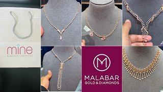 My Diamond Jewellery Shopping ️ and Latest and Exclusive Diamond Necklace Designs from Malabar Gold