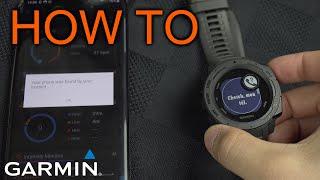 How to Find Phone With Garmin Instinct