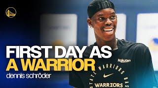 An Inside Look at Dennis Schröder's FIRST Day with the Golden State Warriors