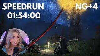 Elden Ring 1:54:00 SPEEDRUN | 14 Bosses Glitchless (NG+4) | Catsen