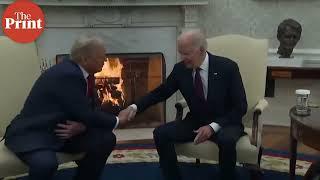 Donald Trump meets Joe Biden in White House for govt transition