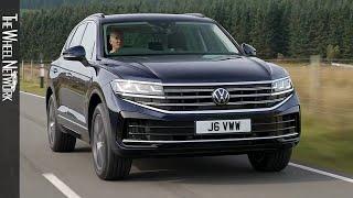 2024 Volkswagen Touareg eHybrid Elegance | Meloe Blue | Driving, Interior, Exterior (UK Spec)