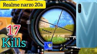 Realme Narzo 20a Battleground India Review | 17 kills in 2 Match | Realme Narzo 20a Pubg Review.