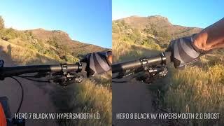 GoPro Hero 8 Black    Mountain Biking Review w  HyperSmooth 2 0