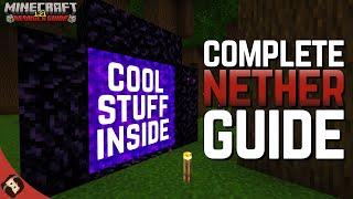 SAFELY Get EVERYTHING In The Nether | Minecraft Bedrock Guide 1.21 EP 22