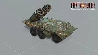 Front Mission1 Remake   special vehicles rig and animation