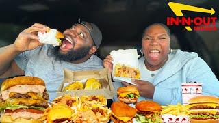 Trying IN-N-OUT Burger for the FIRST TIME IN TEXAS!  | WE TRIED THE SECRET MENU!!