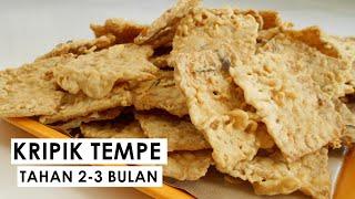 CARA MEMBUAT KRIPIK TEMPE RENYAH - TEMPE GORENG KRIUK