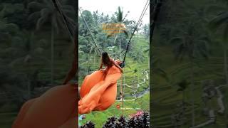 Famous Bali swing at alas harum #trendingshorts#bali#indonesia#baliswing#travel#exploreindonesia