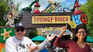 Donde COMER en TOY STORY LAND Disney Hollywood Studios | Roundup Rodeo BBQ