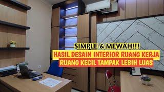 IDE DESAIN-HASIL DESAIN INTERIOR RUANG KERJA KARYAWAN BISA SEPERTI RUANG KERJA PENGUSAHA KAYA.!!!!