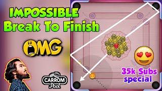 CARROM POOL Impossible B2FOMG 35k subscriber special gameplay  Carrom World Gaming