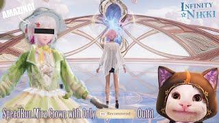 Infinity Nikki - Speed Run Mira Crown with only Reccomended Outfits? Surprising Result!