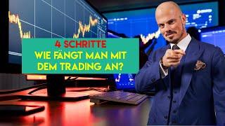 Trading lernen: 4 Schritte - Wie fängt man mit dem Trading an?