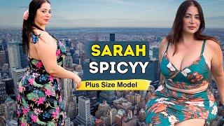 Sarah Spicyy Biography - A Plus Size Model From  Morocco - Bio - Wiki - Outfits - Life Style