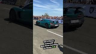 Mate Rimac launching his 1914 HP Rimac Nevera 