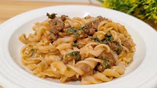 Easy Creamy Beef Pasta