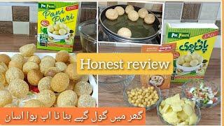 Pak pallets pani puri (golgappay) review | Honest review | Ready to eat pani puri