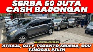 MOBIL BEKAS MURAH 50 JUTA DAPET XTRAIL, HONDA CITY CRV, PICANTO HARGA BAJONGAN SOBON AUTO DEPOK