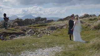 Alexandria & Peter's epic travels from Maryland, USA for their Scottish West Coast Crear Wedding!