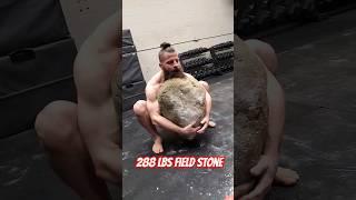 David Dunlap shoulders 288 lbs Stone #Strongman #YouTubeShorts #Shorts #ShortVideo #Stone #Strength
