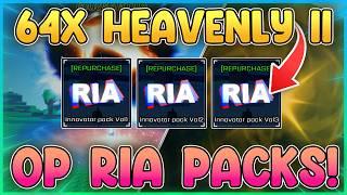 Sol's RNG RIA PACKS RELEASED! Using 64X Heavenly Potions (THIS HAPPENED)