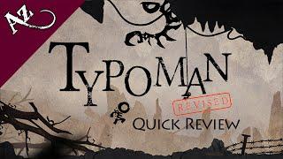 Typoman: Revised - Quick Game Review