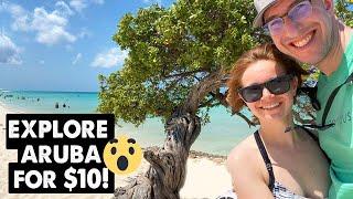 ARUBA CRUISE PORT TOUR | How to get to ALL of the beaches for just $10!