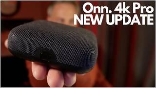 Onn. 4k Pro Google TV UPDATE - Walkthrough New Features